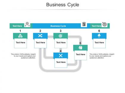 Business cycle ppt powerpoint presentation outline shapes cpb