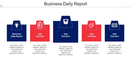 Business Daily Report Ppt Powerpoint Presentation Summary Images Cpb