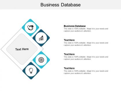 Business database ppt powerpoint presentation ideas graphics cpb