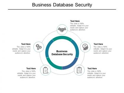 Business database security ppt powerpoint presentation styles themes cpb