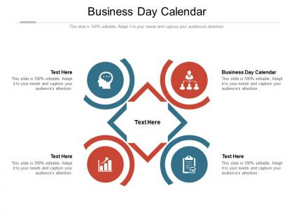 Business day calendar ppt powerpoint presentation styles designs download cpb