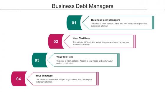 Business Debt Managers Ppt Powerpoint Presentation Infographics Icon Cpb