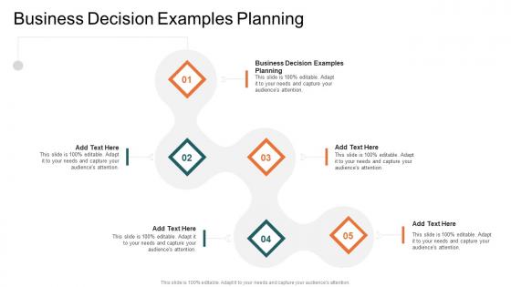 Business Decision Examples Planning In Powerpoint And Google Slides Cpb