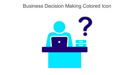 Business Decision Making Colored Icon In Powerpoint Pptx Png And Editable Eps Format