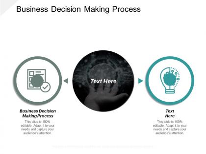 Business decision making process ppt powerpoint presentation ideas graphics download cpb