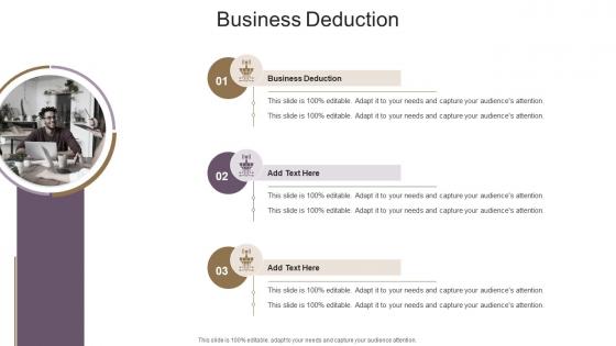 Business Deduction In Powerpoint And Google Slides Cpb