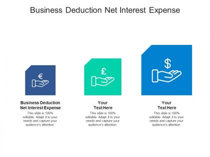 Business deduction net interest expense ppt powerpoint presentation layouts cpb