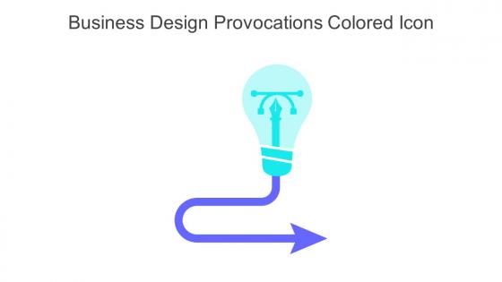 Business Design Provocations Colored Icon In Powerpoint Pptx Png And Editable Eps Format