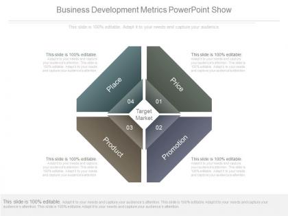Business development metrics powerpoint show