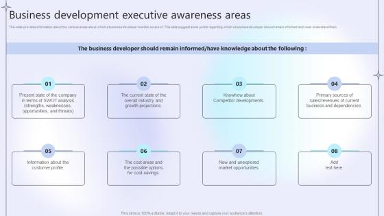 Business Development Planning Business Executive Awareness Areas