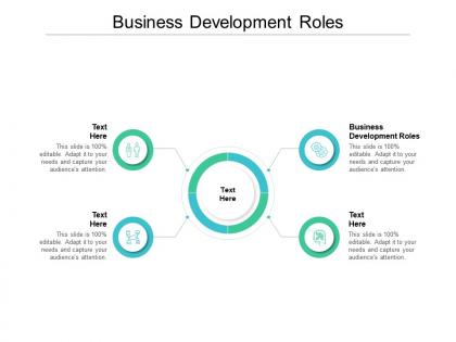 Business development roles ppt powerpoint presentation slides background cpb