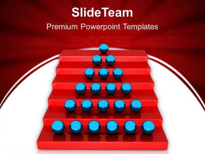 Business development strategy template success ladder leadership teamwork ppt layouts powerpoint