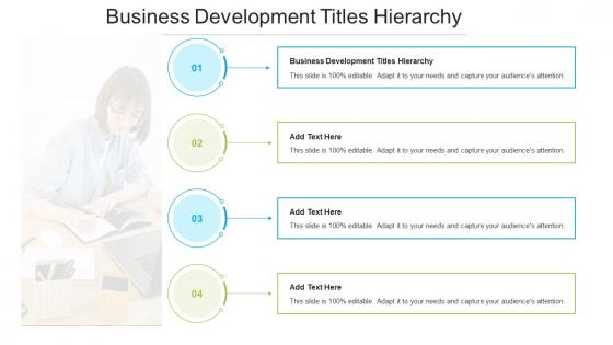 Business Development Titles Hierarchy In Powerpoint And Google Slides Cpb