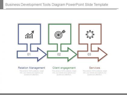Business development tools diagram powerpoint slide template