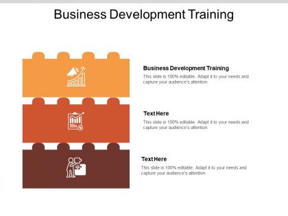 Business development training ppt powerpoint presentation styles infographics cpb