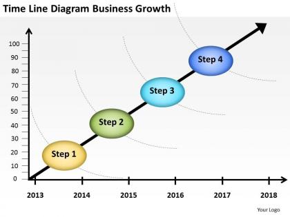 Business diagram chart time line growth powerpoint templates