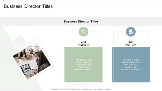 Business Director Titles In Powerpoint And Google Slides Cpb