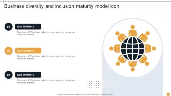 Business Diversity And Inclusion Maturity Model Icon
