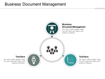 Business document management ppt powerpoint presentation gallery format cpb