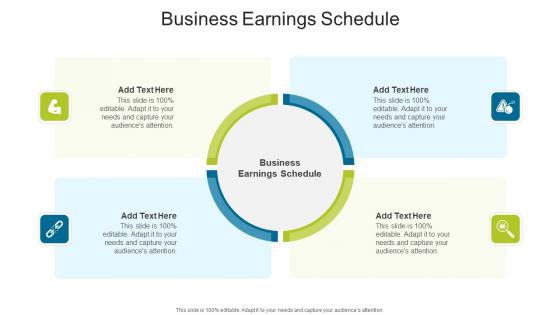 Business Earnings Schedule Advice Writers Job In Powerpoint And Google Slides Cpb