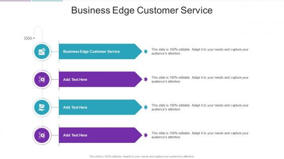 Business Edge Customer Service In Powerpoint And Google Slides Cpb
