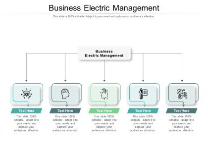 Business electric management ppt powerpoint presentation summary objects cpb