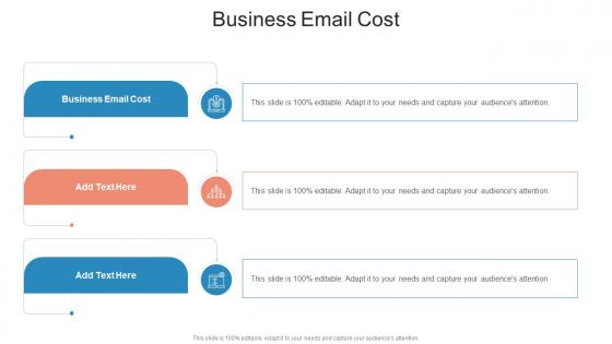 Business Email Cost In Powerpoint And Google Slides Cpb