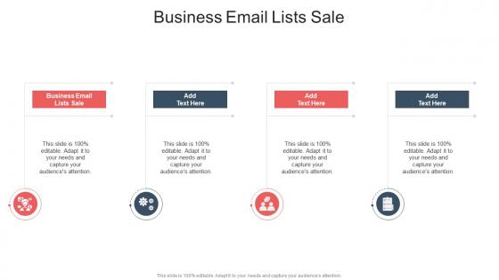 Business Email Lists Sale In Powerpoint And Google Slides Cpb