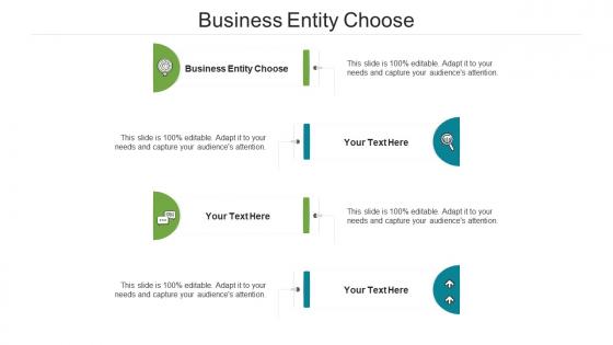 Business entity choose ppt powerpoint presentation infographics gridlines cpb
