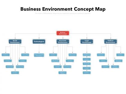 Business environment concept map