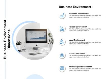 Business environment dimensions ppt powerpoint presentation file example