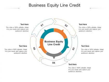 Business equity line credit ppt powerpoint presentation ideas graphics cpb
