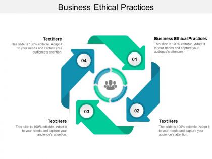 Business ethical practices ppt powerpoint presentation slides graphics cpb