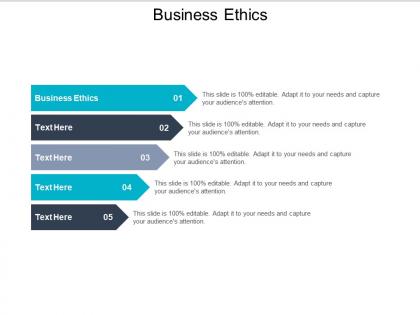 Business ethics ppt powerpoint presentation shapes cpb