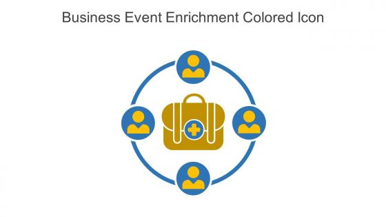 Business Event Enrichment Colored Icon In Powerpoint Pptx Png And Editable Eps Format