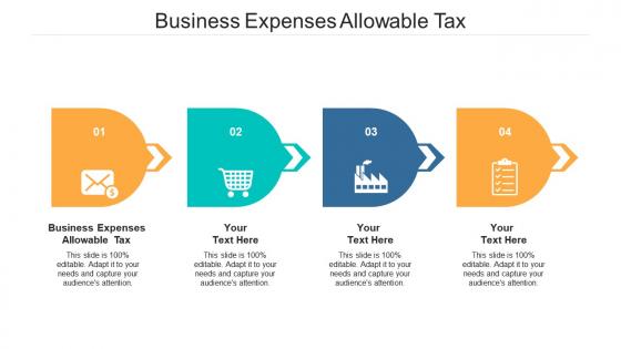 Business expenses allowable tax ppt powerpoint presentation portfolio files cpb