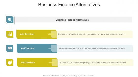 Business Finance Alternatives In Powerpoint And Google Slides Cpb