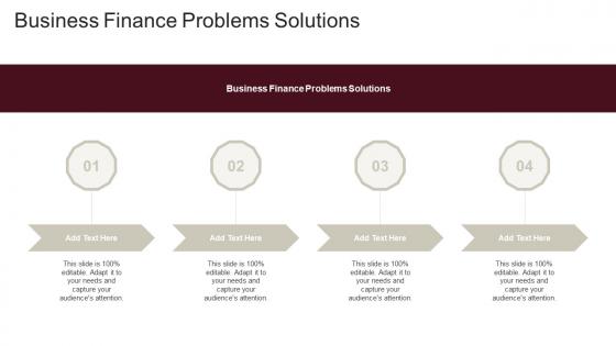 Business Finance Problems Solutions In Powerpoint And Google Slides Cpb