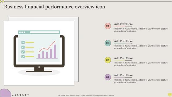 Business Financial Performance Overview Icon