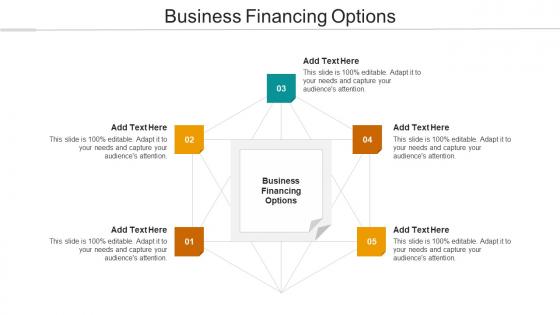Business Financing Options Ppt Powerpoint Presentation Portfolio Format Ideas Cpb