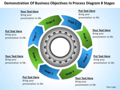 Business flowchart process diagram 8 stages powerpoint templates ppt backgrounds for slides