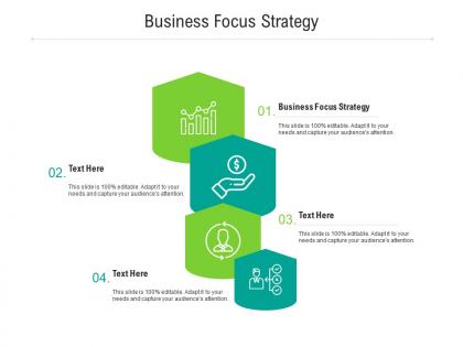 Business focus strategy ppt powerpoint presentation infographics graphics pictures cpb