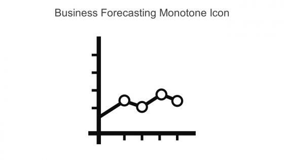 Business Forecasting Monotone Icon In Powerpoint Pptx Png And Editable Eps Format