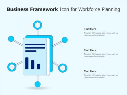 Business framework icon for workforce planning