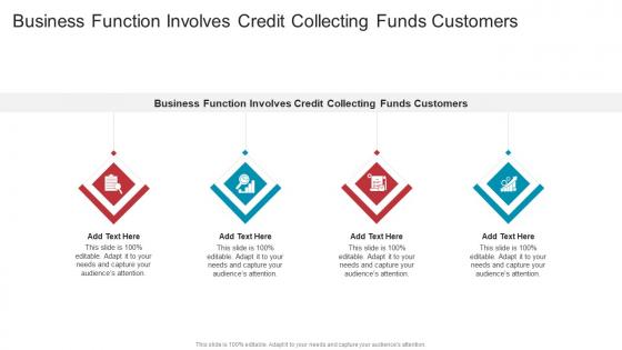 Business Function Involves Credit Collecting Funds Customers In Powerpoint And Google Slides Cpb