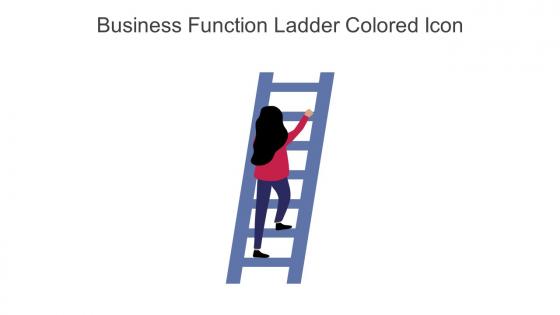 Business Function Ladder Colored Icon In Powerpoint Pptx Png And Editable Eps Format