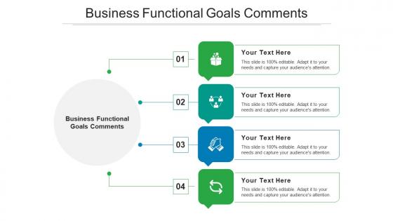 Business functional goals comments ppt powerpoint presentation inspiration cpb