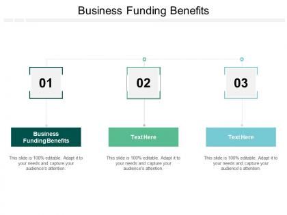 Business funding benefits ppt powerpoint presentation professional graphics tutorials cpb