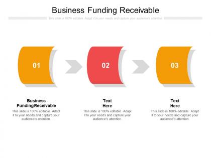 Business funding receivable ppt powerpoint presentation infographic template graphics cpb