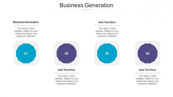 Business Generation Ppt Powerpoint Presentation Summary Outline Cpb